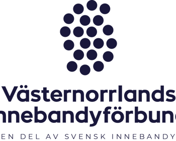 Västernorrland Innebandy Logga Stående Blå