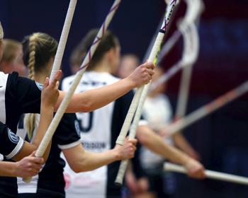 Veteran-SM spelare tackar med klubbor
