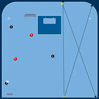 Blå Röd Duellspel 3 V 2