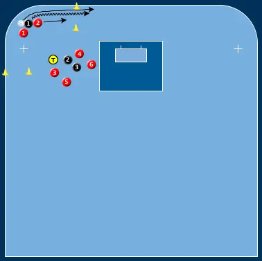 Blå Röd Pressa Pressen