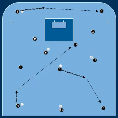 Blå Passa Mottagning Basketbollen