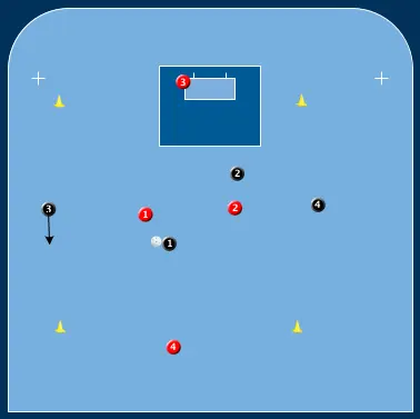 Röd Spelbarhet 2 V 2 + 2