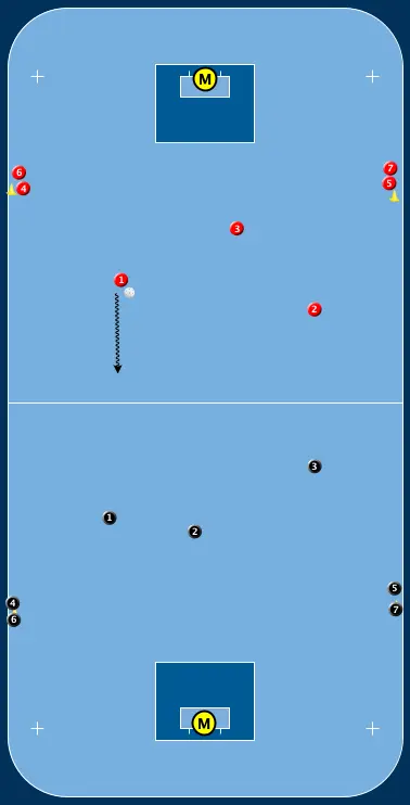 Blå Röd Kontring Stora Coast To Coast