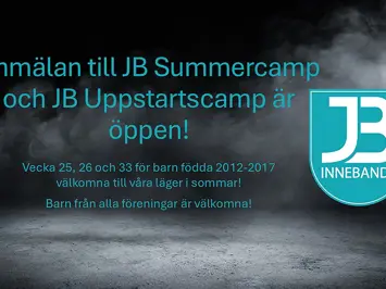 Anmälan Till JB Summercamp Och JB Uppstartscamp Är