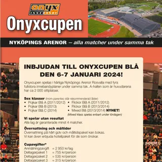 Inbjudan Onyxcupen 6 7 Januari 2024 Stor