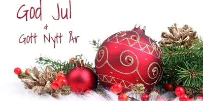 God jul & Gott nytt år - julkulor