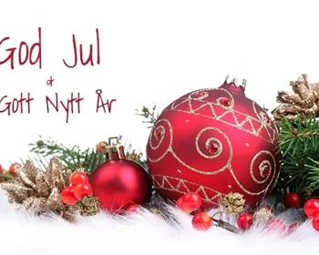 God jul & Gott nytt år - julkulor